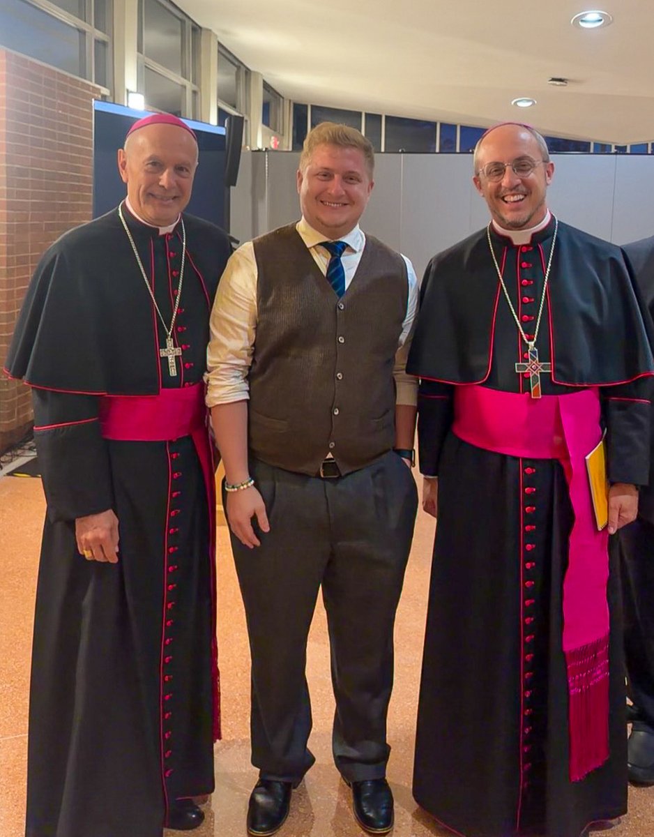With Archbishops Caccia & Pace