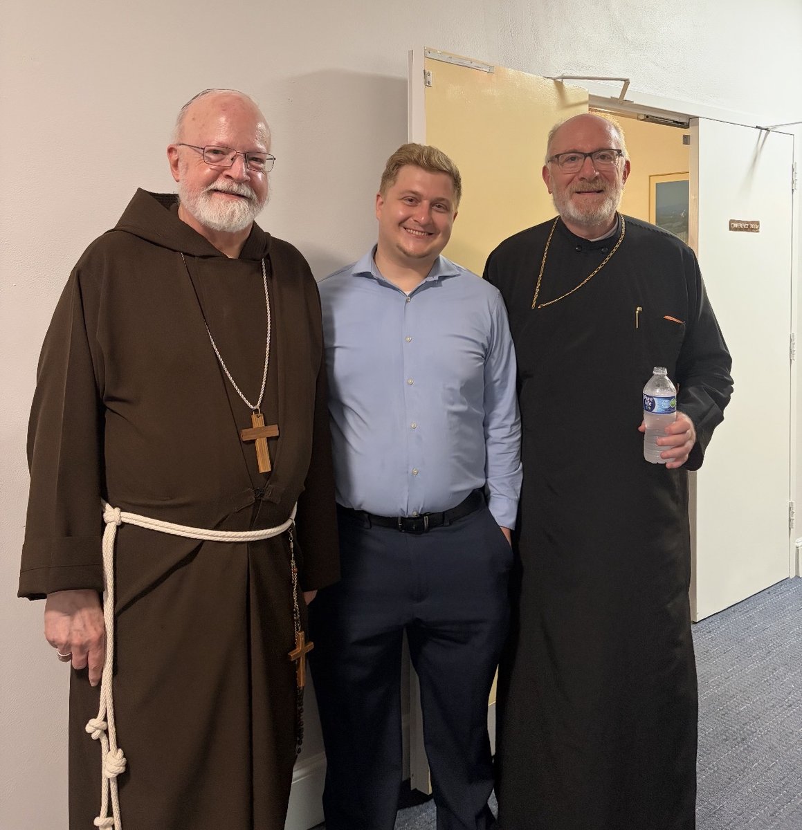 With Cardinal Se&aacute;n O'Malley & Bishop Anthony Vrame